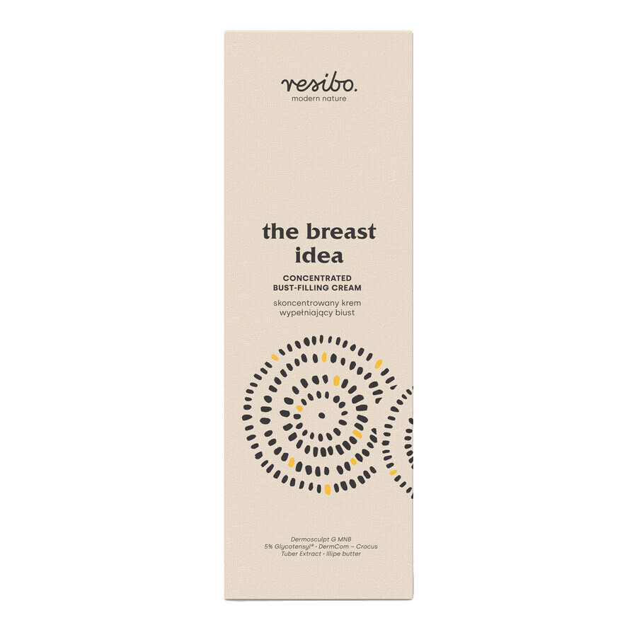 Resibo The Breast Idea, crema concentrata per il riempimento del seno, 75 ml