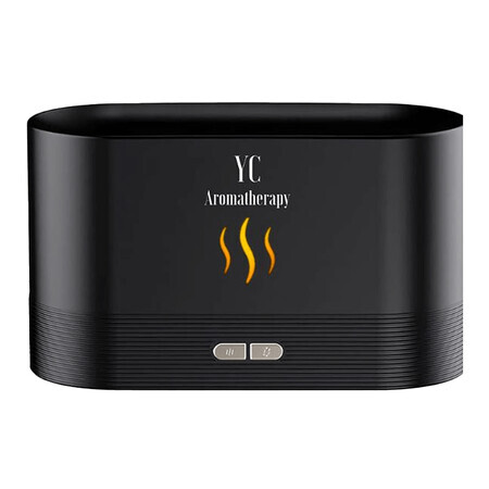 Your Candle YC Aromatherapy, diffusore a ultrasuoni, nero