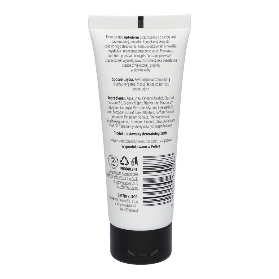 Aptederm Urea Crema Piedi 75 ml