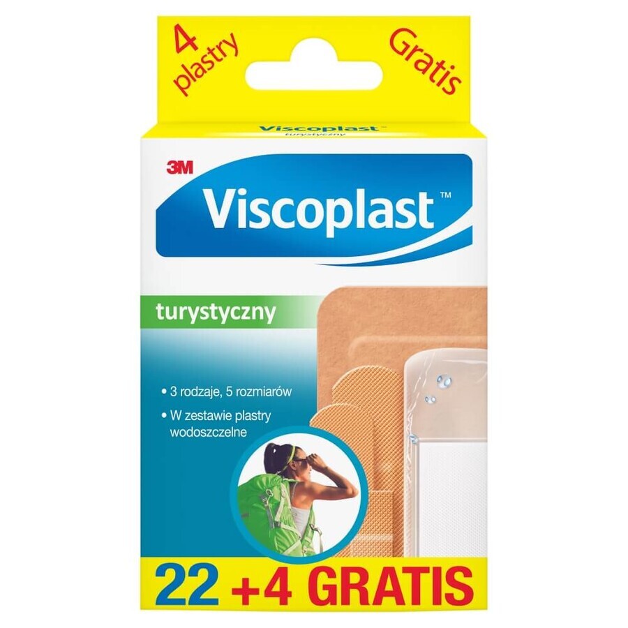 Viscoplast Tourist, toppe, 22 pezzi + 4 pezzi gratuiti