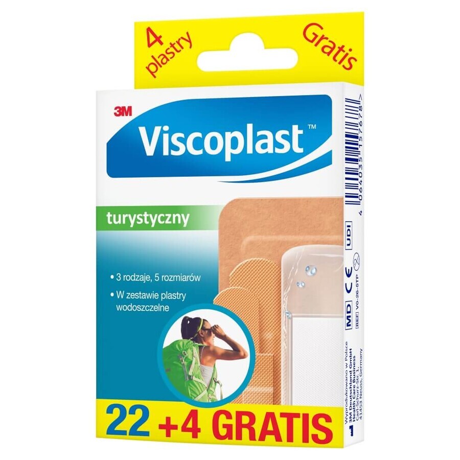 Viscoplast Tourist, toppe, 22 pezzi + 4 pezzi gratuiti