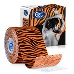 CureTape Art Tiger Tiger Orange, kinesiology tape, 5 cm x 5 m, 1 pc