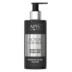 Set Apis Action For Men, gel detergente corpo idratante 3 in 1 300 ml + crema corpo e mani nutriente 300 ml