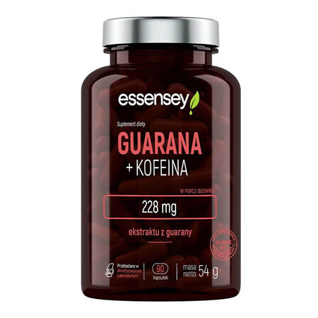 Essensey Guarana + Cafeïne, 90 capsules