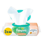 Pampers Harmonie Protect & Care, salviette umidificate, 3 x 44 pezzi