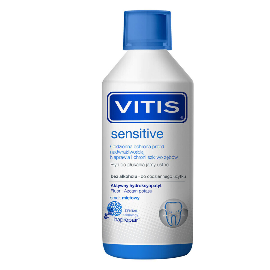 Vitis Sensitive mondwater voor overgevoeligheid, 500 ml