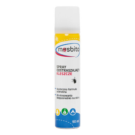 Mosbito spray repellente per zecche con IR3535 e icaridina, 90 ml SCADENZA BREVE