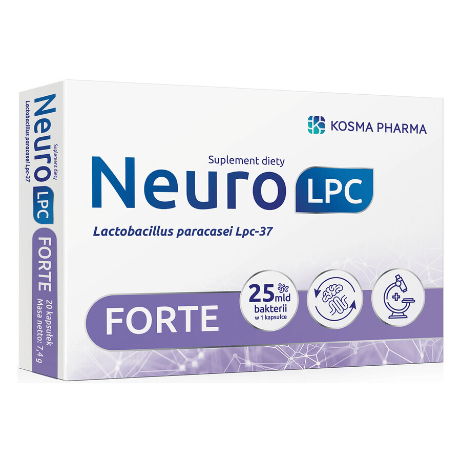 Kosma Pharma NeuroLPC Forte, 20 capsule