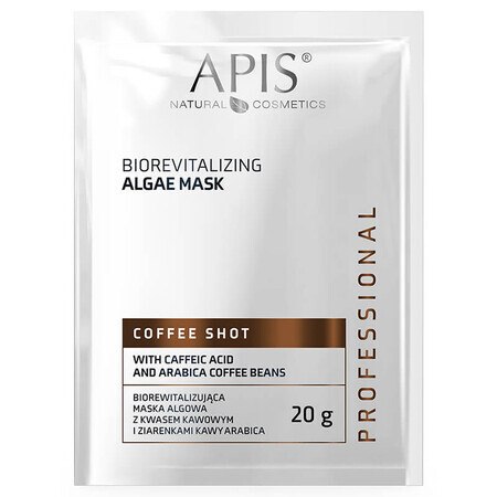 Apis Professional Coffee Shot, maschera bio-rivitalizzante alle alghe, 20 g