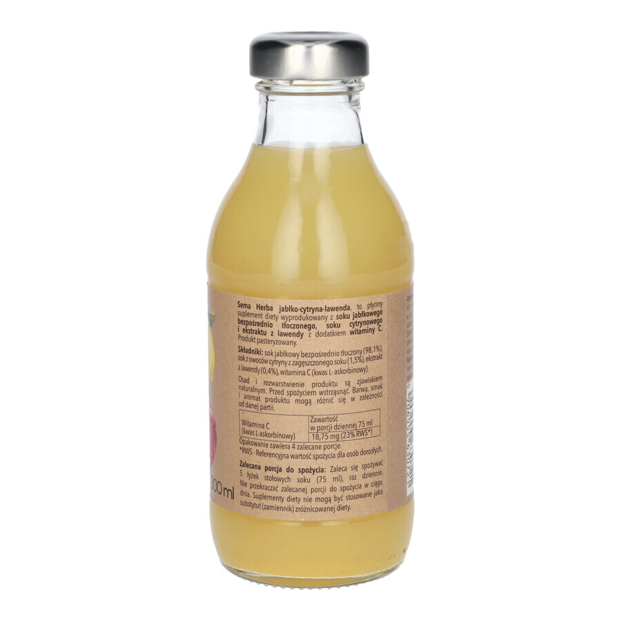 Sema Herba Mela Limone Lavanda, succo, 300 ml