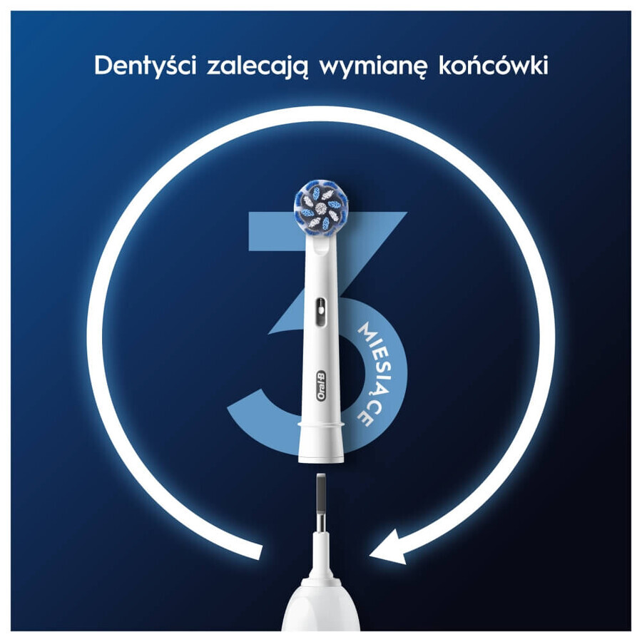 Punte di ricambio per spazzolino elettrico Oral-B Pro Sensitive Clean, 4 pezzi