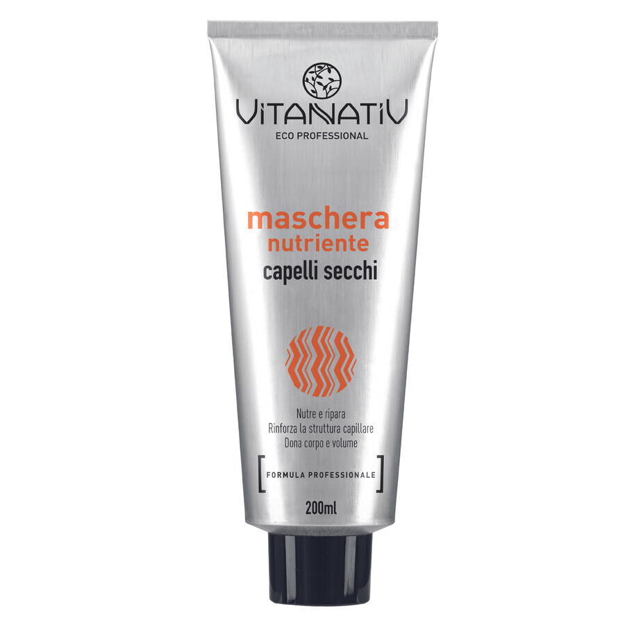 Maschera nutriente Vitanativ per capelli secchi, 200 ml