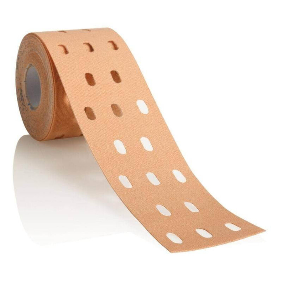 CureTape Punch, kinesiologische tape, beige, 5 cm x 5 m, 1 st