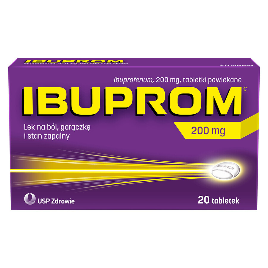 Ibuprom 200 mg, 20 compresse