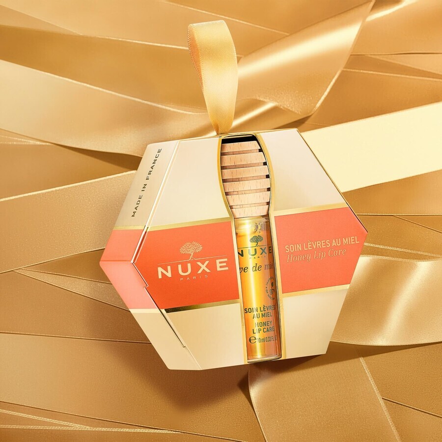 Nuxe Reve de Miel, huile à lèvres 2en1, 10 ml