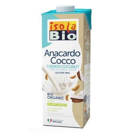 Bevanda vegetale di anacardi e cocco, 1L, Isola