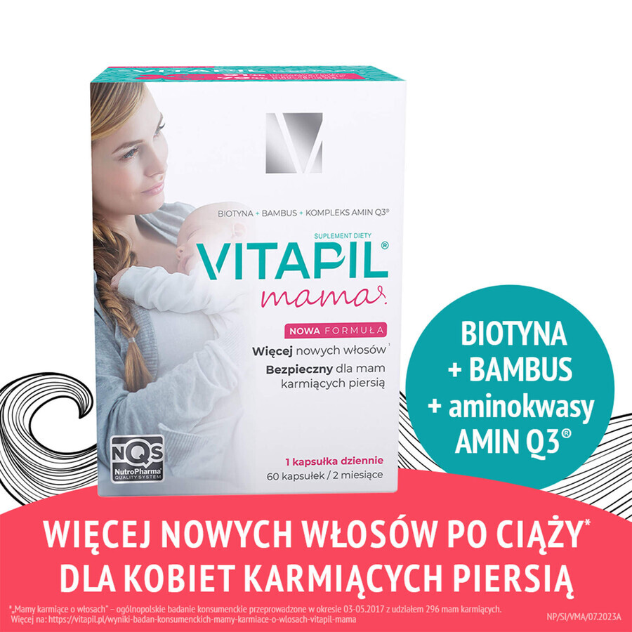 Vitapil Mum 2 x 60 capsule + benda cosmetica in omaggio