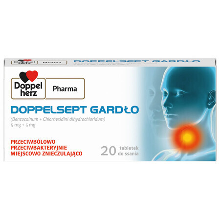 DoppelSept Gola 5 mg + 5 mg, 20 compresse