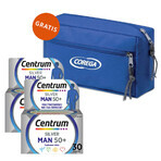 Set Centrum Man 50+, 2 x 30 compresse + Corega, borsa cosmetica da viaggio in omaggio