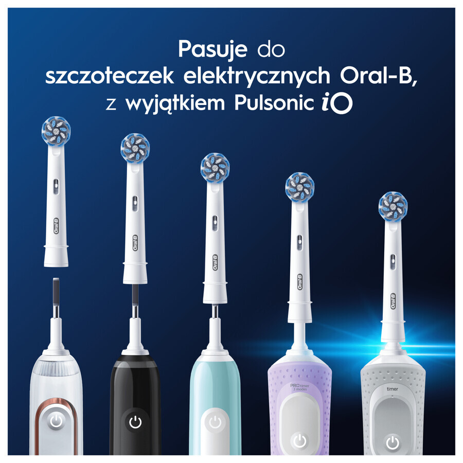 Oral-B Pro Sensitive Clean, puntas de recambio para cepillo eléctrico, 2 piezas