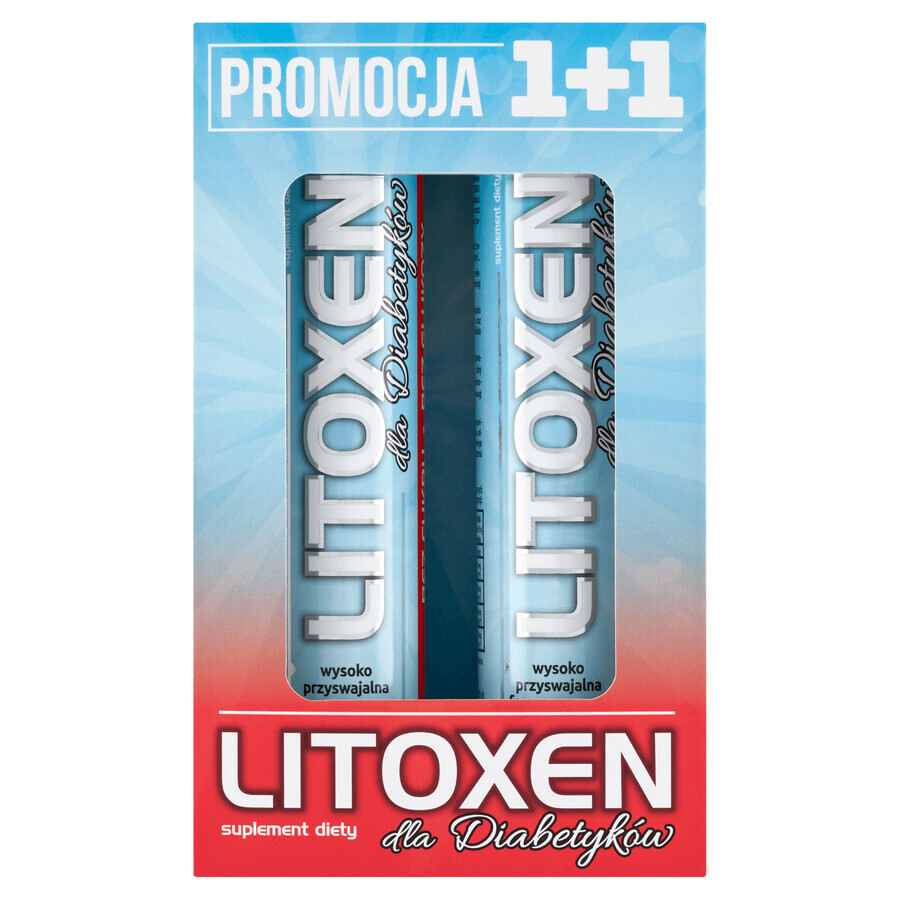 Litoxen per diabetici, 2 x 20 compresse effervescenti