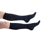 Jobst Travel, knee compression socks, 15-20 mmHg, closed meters, size 3, black