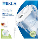 Brita Marella, pitcher with filter XL 3,5 l, white + Maxtra Pro Pure Performance filter, 1 pc