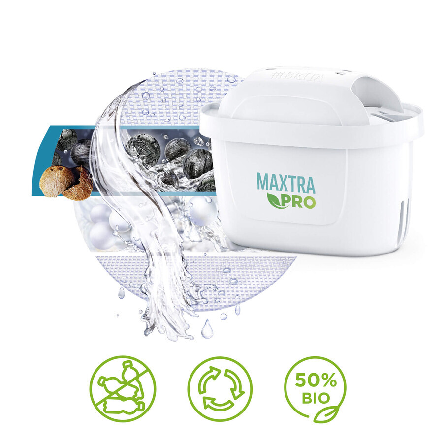 Brita Marella, pitcher with filter XL 3,5 l, white + Maxtra Pro Pure Performance filter, 1 pc