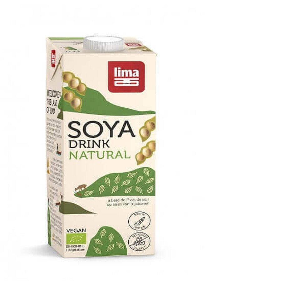 Bevanda vegetale ecologica alla soia, 1L, Lima