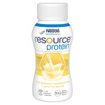 Resource Protein, formula nutriente, aroma di vaniglia, 4 x 200 ml + Borsa della spesa in omaggio