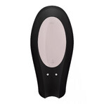 Satisfyer Double Joy, vibratore per coppie controllato dal telefono, nero