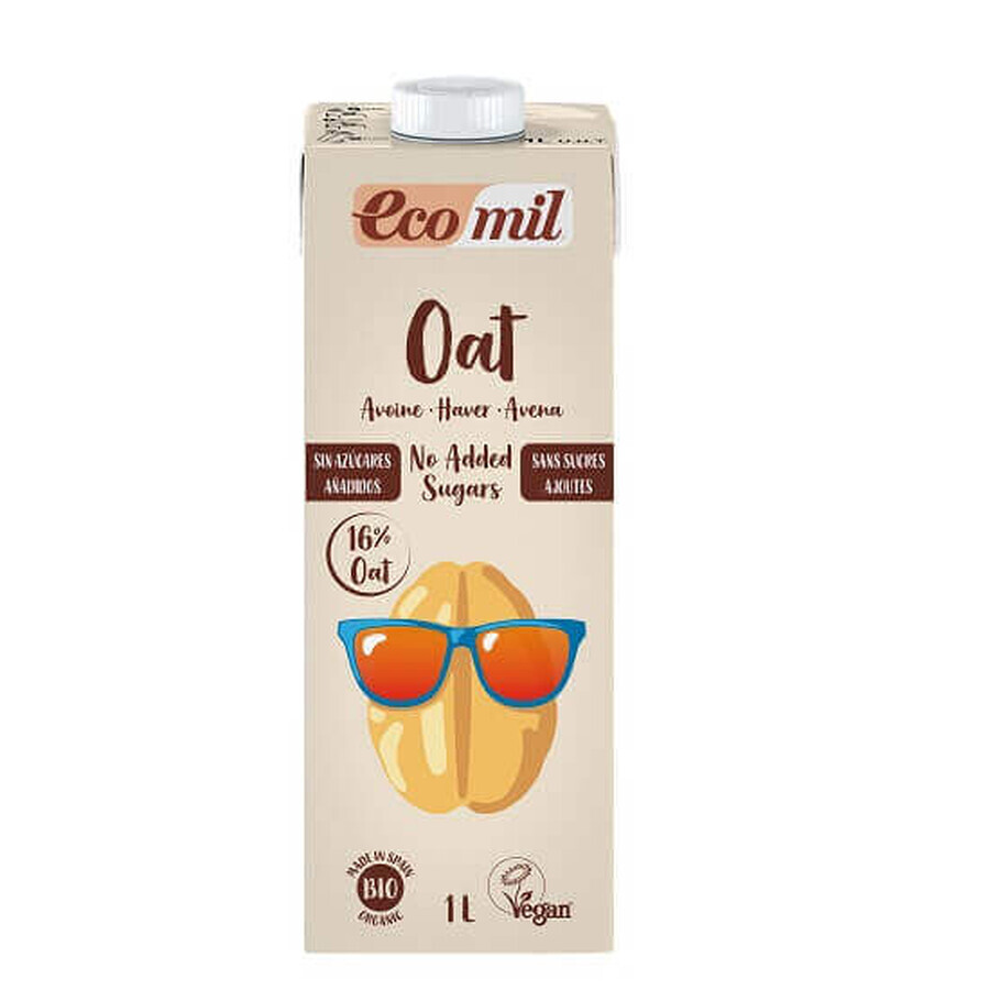 Ecomil Natur bebida vegetal de avena ecológica sin azúcar, Pronat