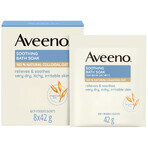 Aveeno polvere da bagno lenitiva, 8 x 42 g