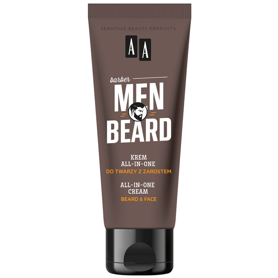 AA Men Beard, crema per peli del viso tutto in uno, 50 ml