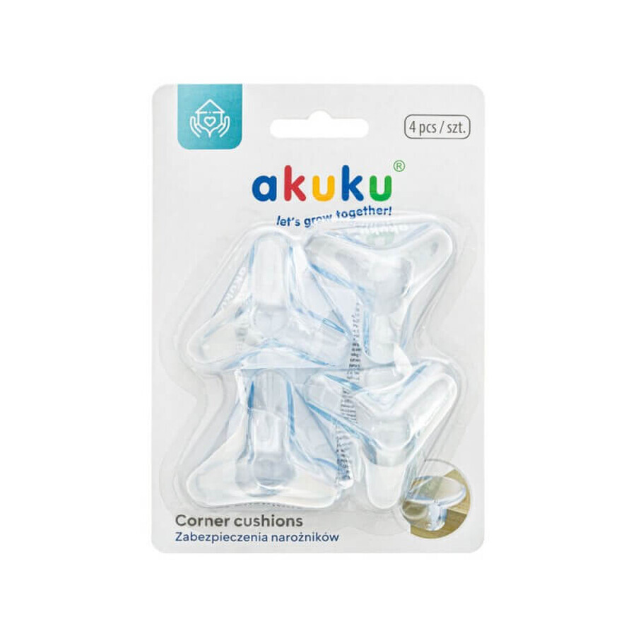 Ackuku, protective corners, triangular, 4 pieces