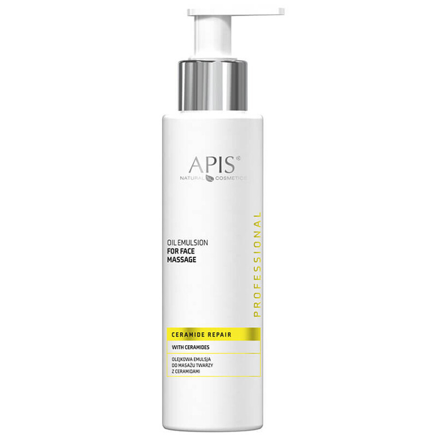 Apis Professional Ceramide Repair, emulsie van gezichtsmassageolie met ceramiden, 150 ml