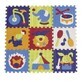 Tappeti puzzle, circo e animali, 92x92, Babygreat