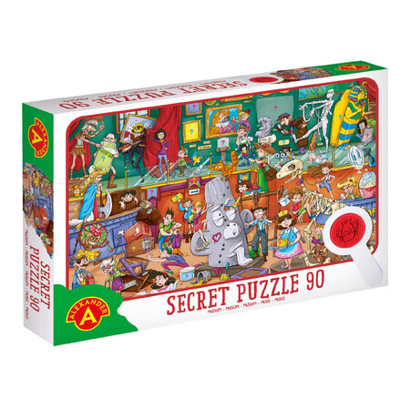 Puzzle segreto del museo, 90 pezzi, + 4 anni, Alexander Toys