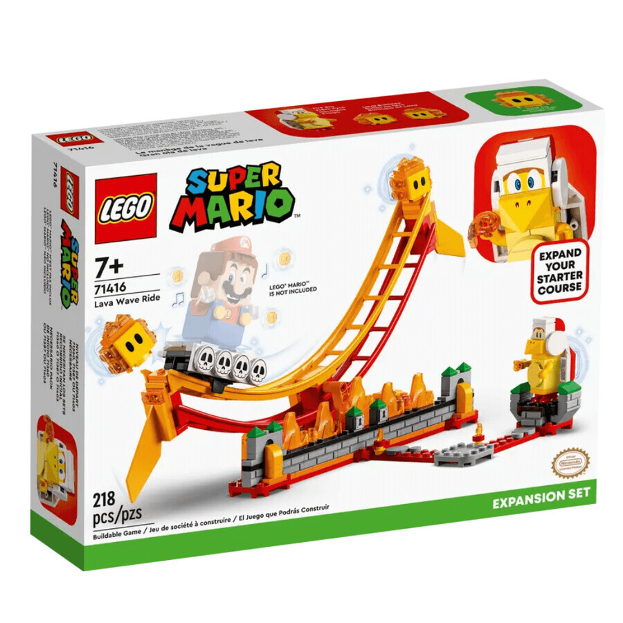 Set di estensione Super Mario Lava Wave Ride, Lego