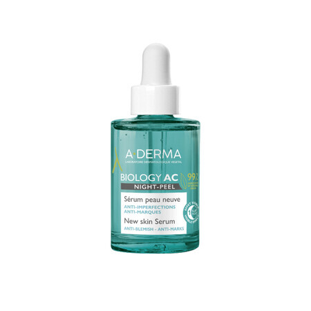 Biology AC night peeling serum, 30 ml, A-Derma