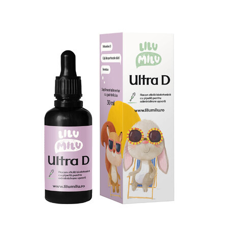 Vitamin D Ultra D drops, 30 ml, Lili Milu