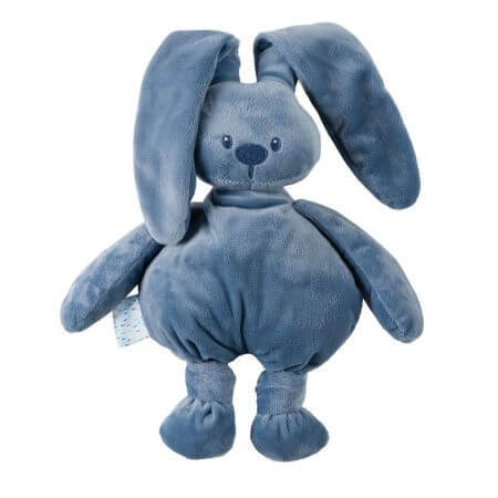 Peluche Coniglietto Blu Lapidou, 30 cm, +0 mesi, Nattou