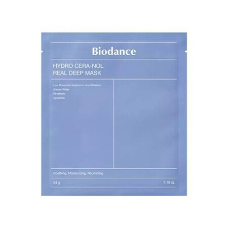 Maschera viso idratante e lenitiva Hydro Cera-Nol, 34 g, Biodance