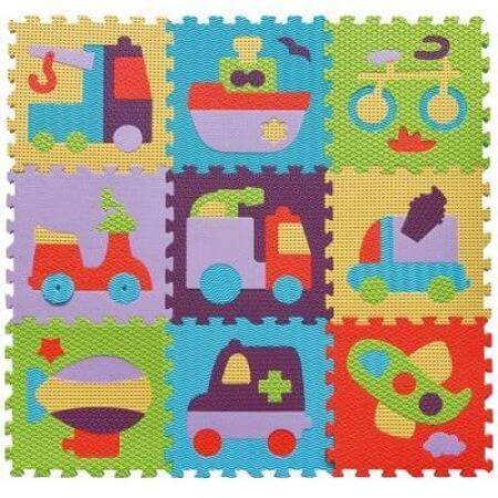 Tappetini puzzle per il trasporto, 92x92 cm, BabyGreat