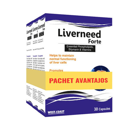 Confezione Liverneed Forte 3x30 capsule, EsVida Pharma