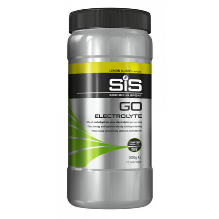 Bevanda rinfrescante al limone e al lime SIS Go Electrolyte, 500 g, Science In Sport