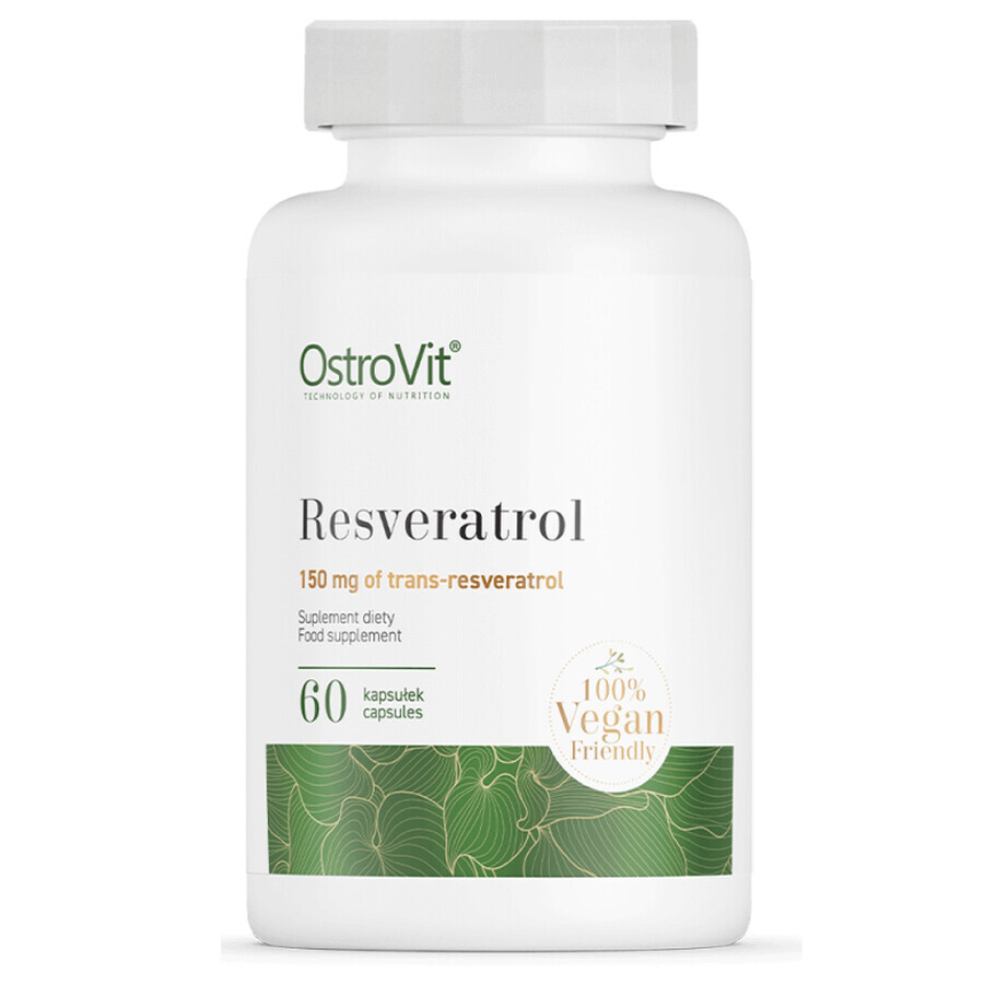 Resveratrolo, 60 capsule vegetali, OstroVit