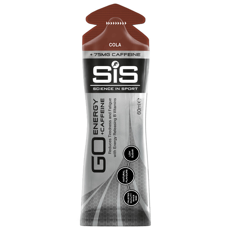 SIS GO Energy Energie-Gel mit Koffein und Cola-Geschmack, 60 ml, Science In Sport