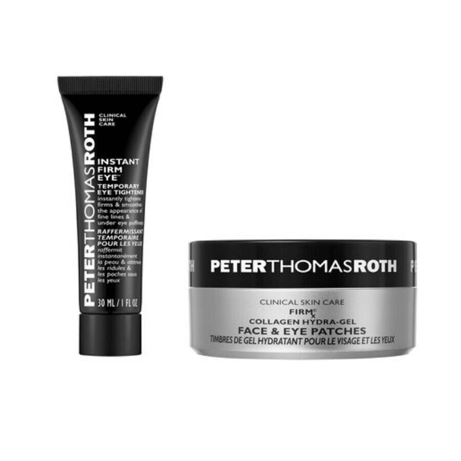 Tratamiento contorno de ojos Instant Firmx, 30 ml + Parches contorno de ojos Collagen Hydra-Gel Firmx, 90 unidades, Peter Thomas Roth