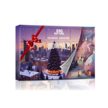 Big Nature Aromapolis Set, Advent Calendar with Soy Candles, 192 g